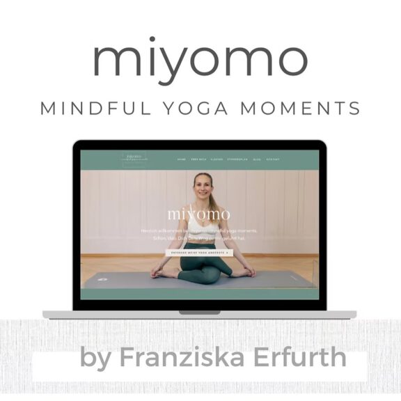 Website für miyomo by Franziska Erfurth